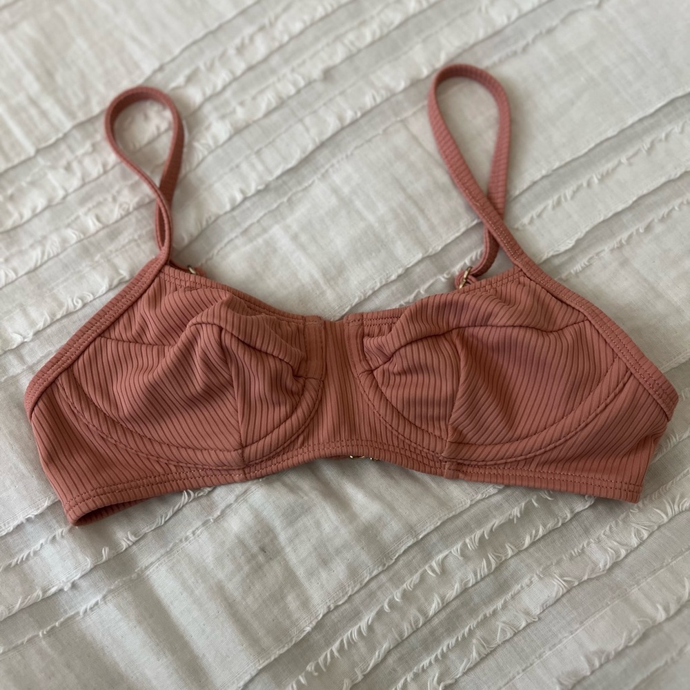 Blush Pink Bikini Top